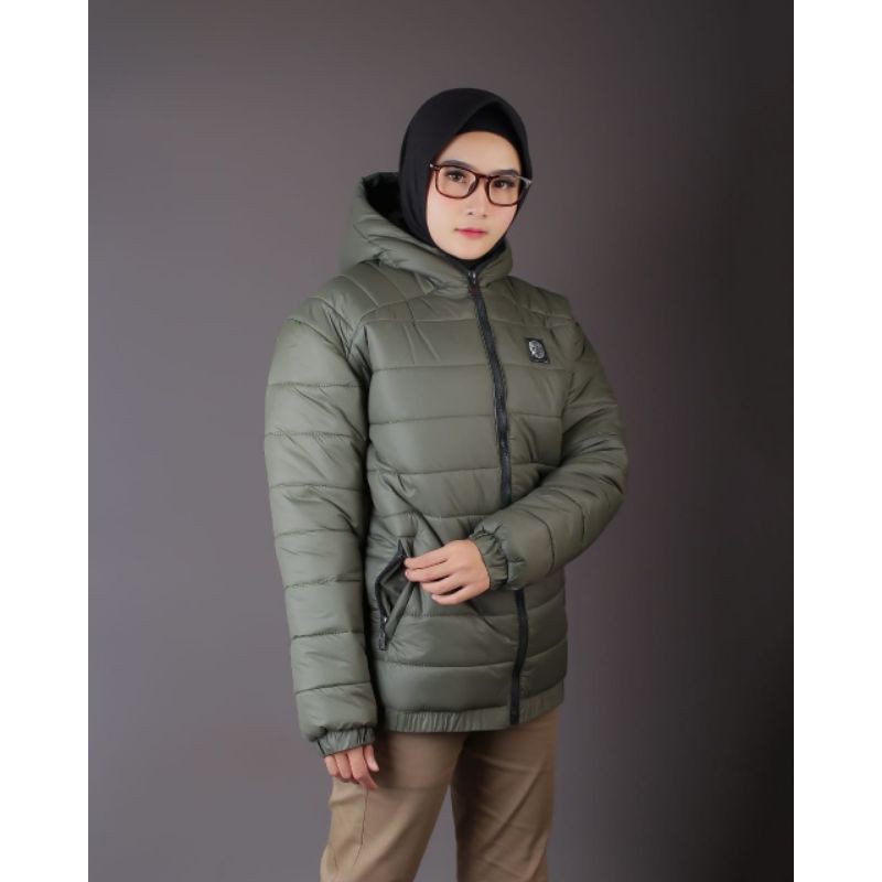 Jaket Puffer Parasut Kembung Tebal - Jaket Musim Dingin Unisex Original SALVIOHEXIA