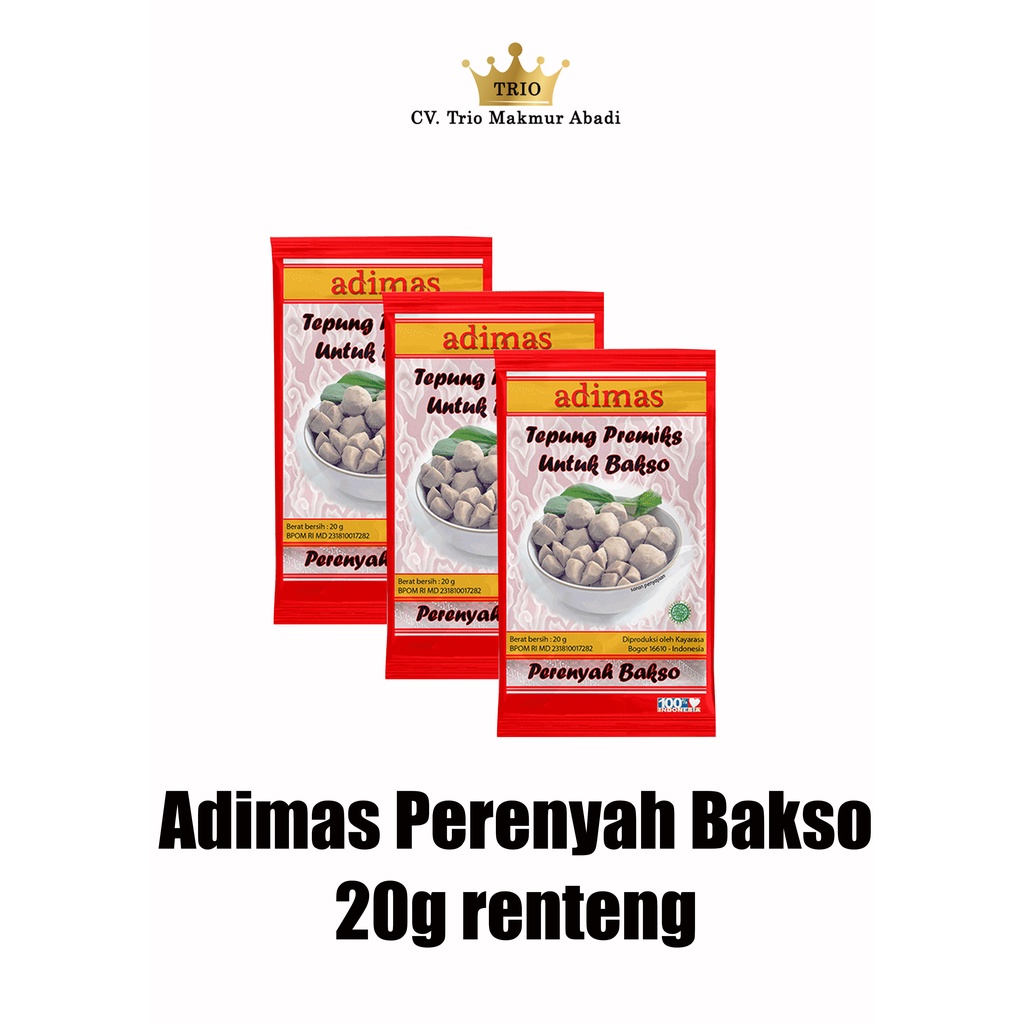 

Adimas Perenyah Bakso 20g 1 renteng