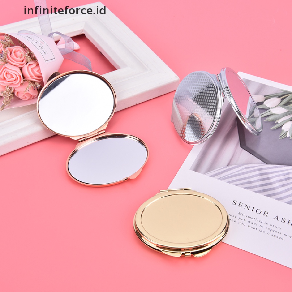 (Infiniteforce.Id) Cermin Makeup Compact Dengan Kaca Pembesar Untuk Travel