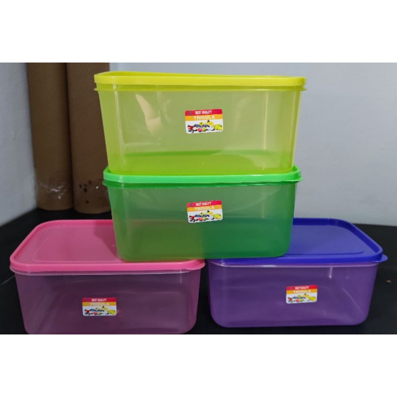 toples/food box/tempat penyimpanan makanan/tempat donat 1800ml warna warni