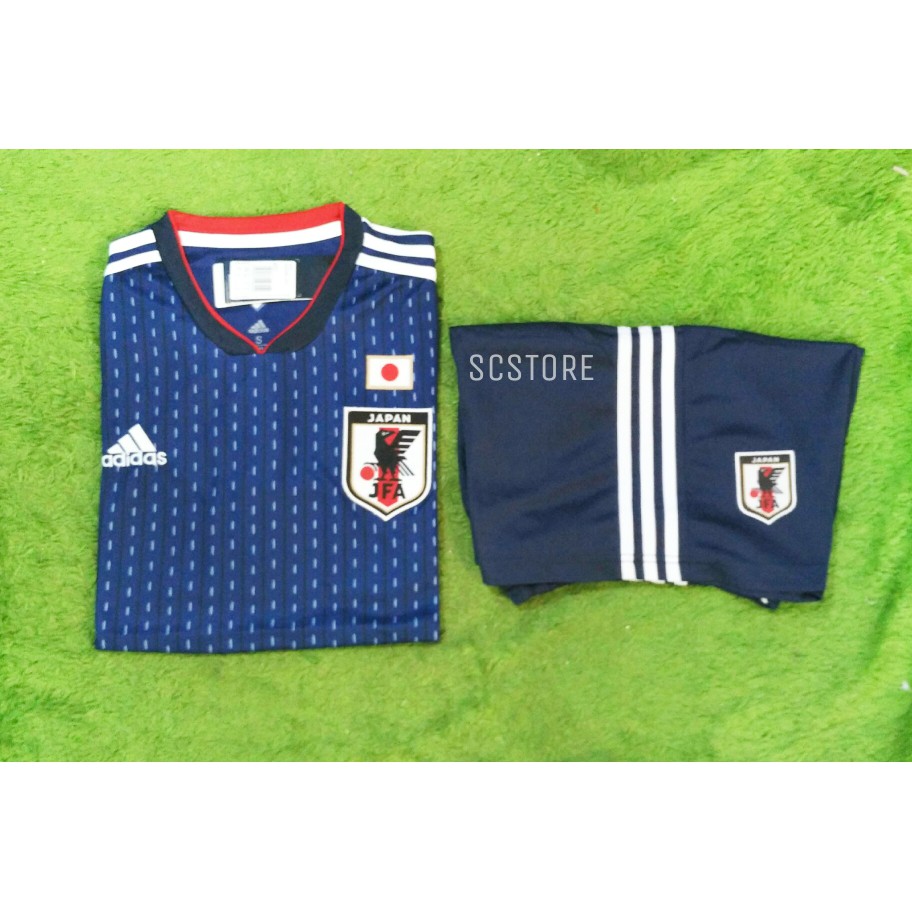Setelan Jepang Home World Cup Piala Dunia 2018 (Jersey   Celana)