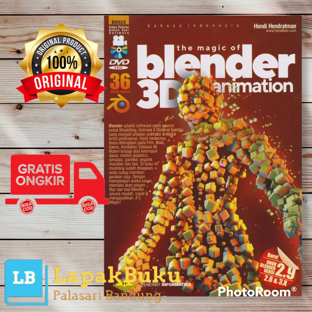 BUKU THE MAGIC OF BLENDER 3D ANIMATION