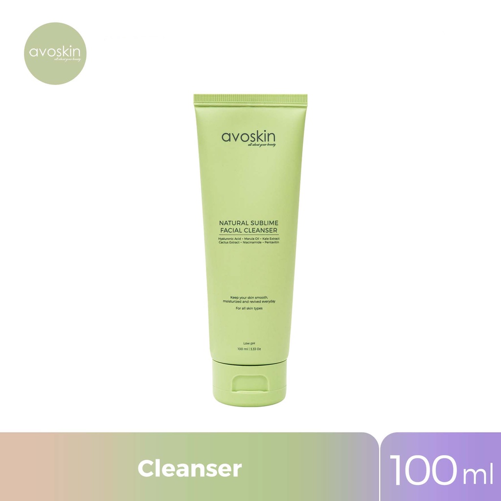 ★ BB ★ AVOSKIN Natural Sublime Facial Cleanser 100ml - Sabun Muka - Pembersih Wajah