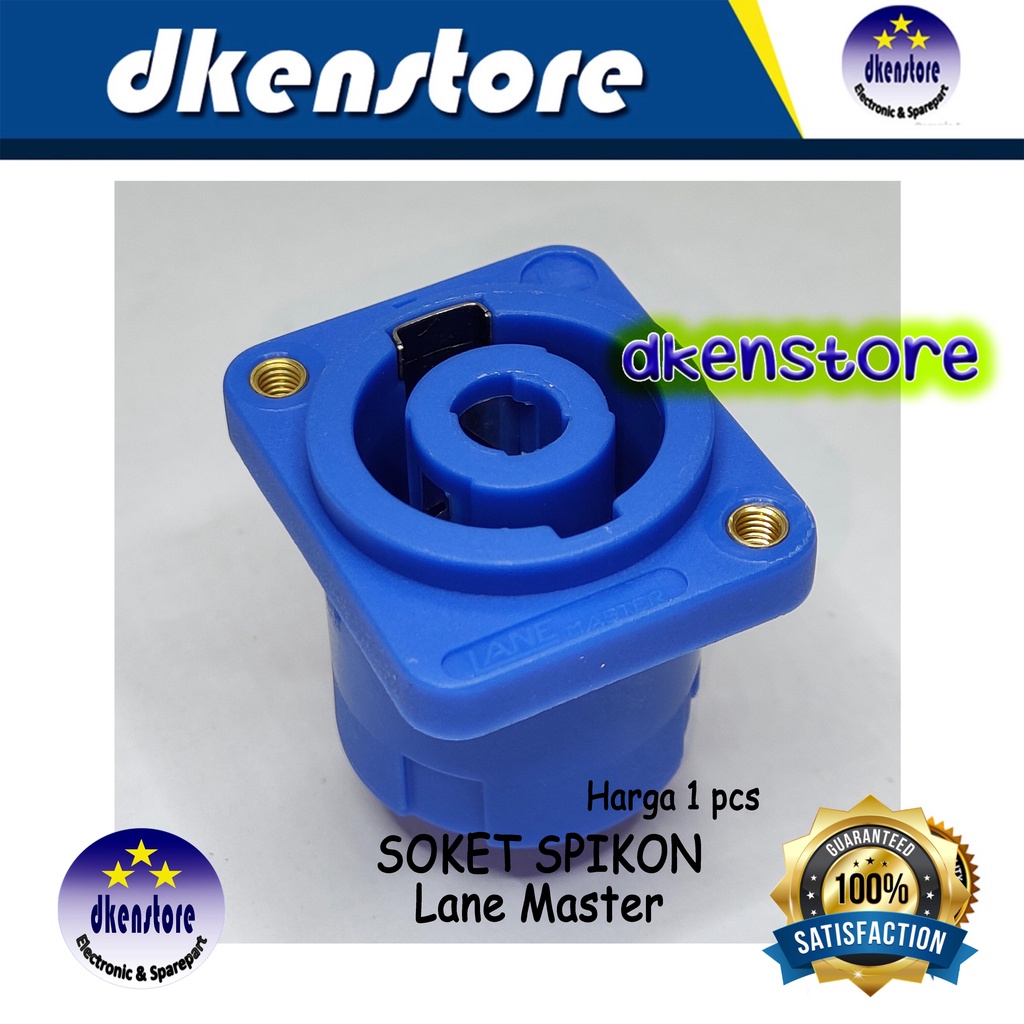 Soket Spikon Lanemaster Speak on PVC Socket Speaker Lane Master