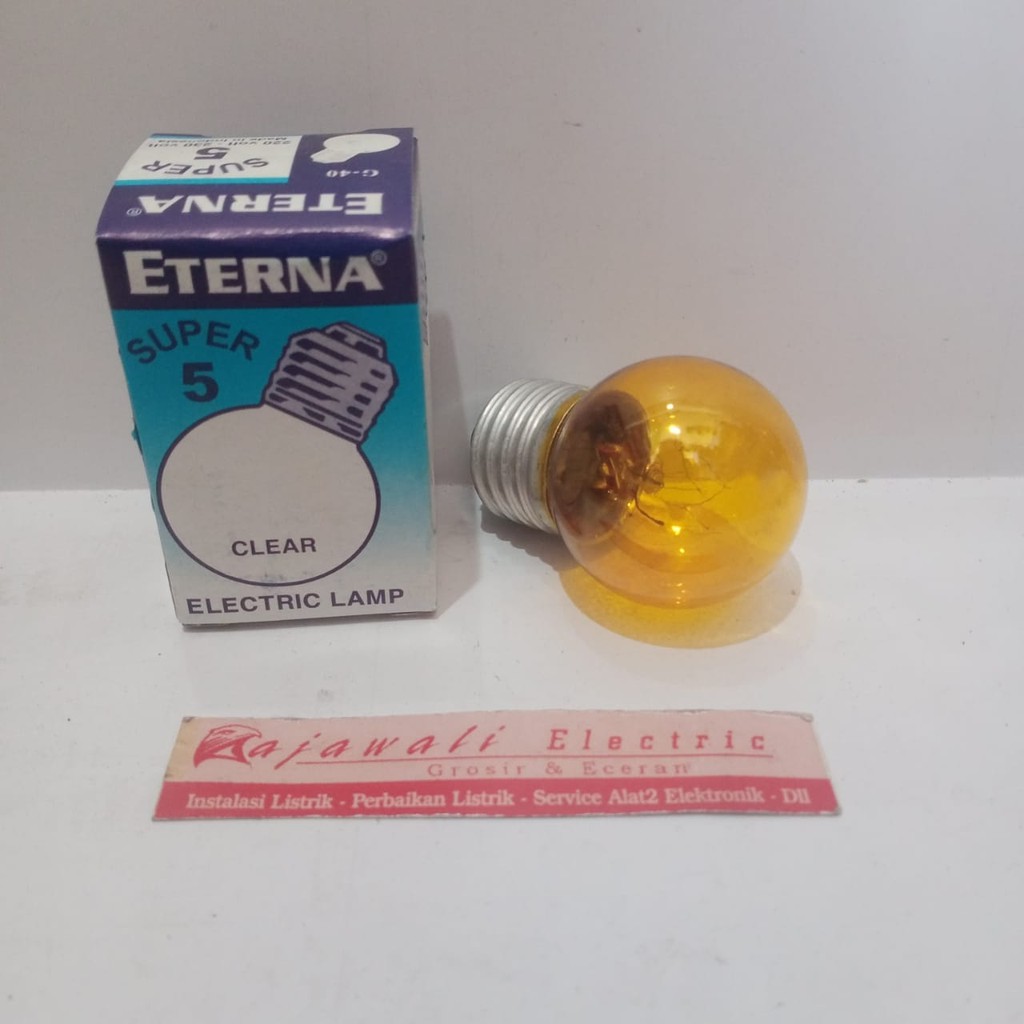 LAMPU BOHLAM WARNA KUNING & MERAH  ETERNA/DAI-ICHI