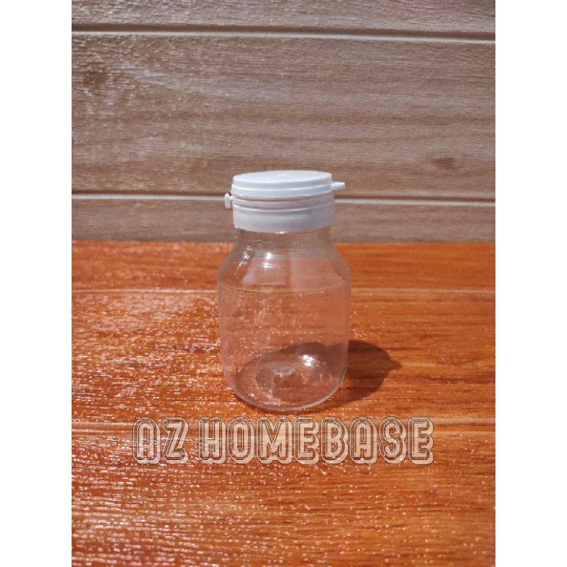 Botol Kapsul Bulat 60 Natural - Botol Kapsul 100ml - Botol Obat 120ml - Tempat Obat 100ml - 120ml