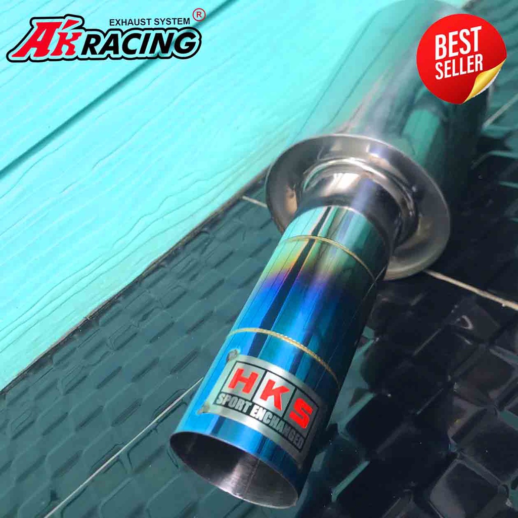 TERLARIS DAN TERMURAH   KNALPOT MOBIL HKS BLUE SUARA BASS GARING JAZZ/BRIO/YARIS/AYLA/AGYA/SWIFT/RUS