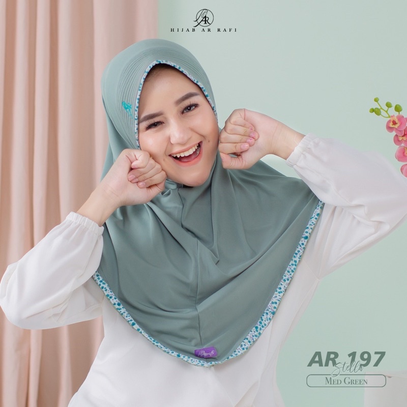 TERLARIS ✔️ Hijab arrafi AR 197 hijab instan  || INAYAHHIJAB-Medgreen