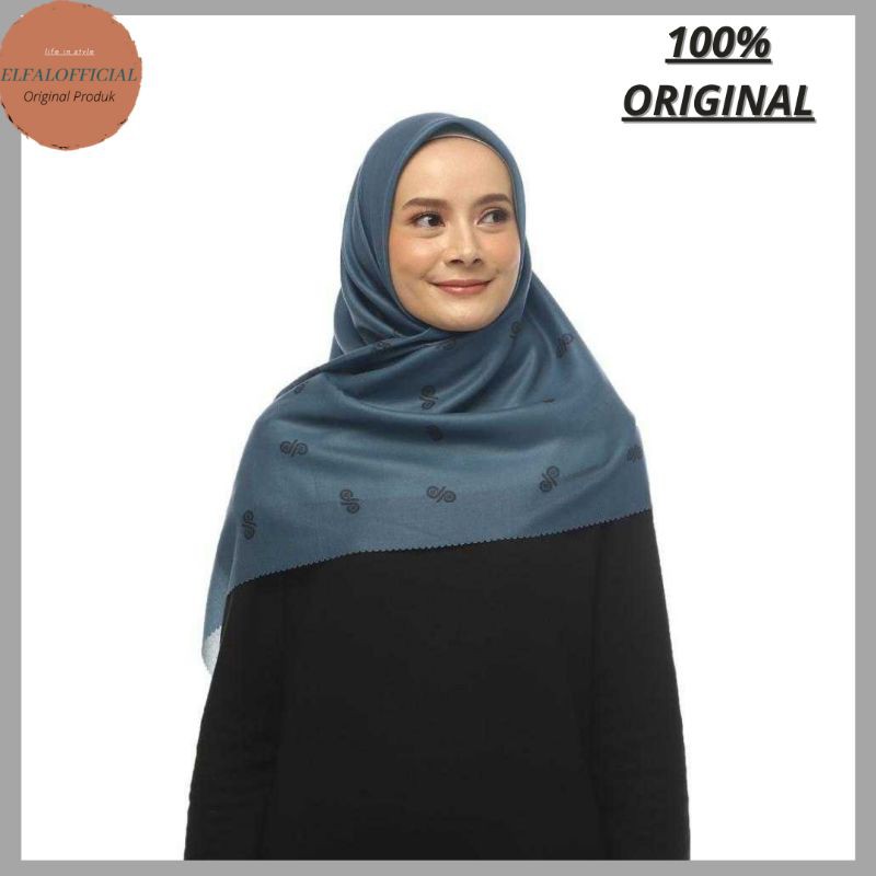 Kerudung Hijab Jilbab Cantik Deenay TARATASY Blue Denim Terbaru Original Murah