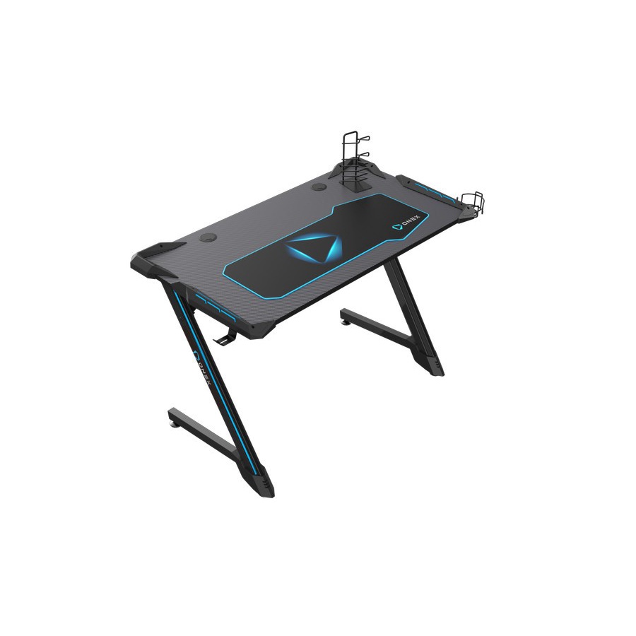 ONEX GD1200Z-RGB Meja Gaming Desk 47&quot;, Mousepad Cover, Holder, Rack