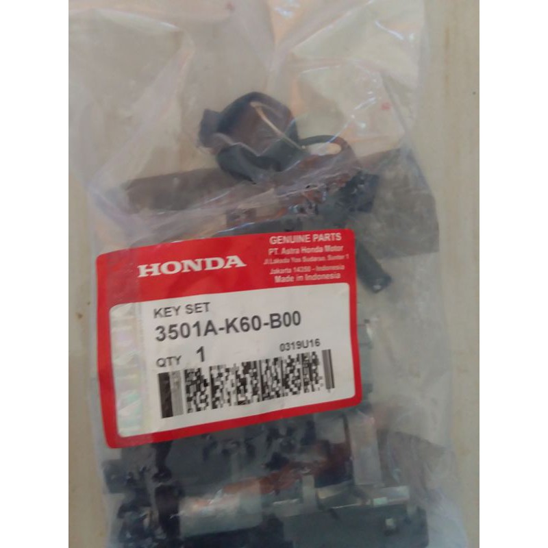 KUNCI KONTAK VARIO 150 FI 3501A-K60-B00 ORIGINAL HONDA