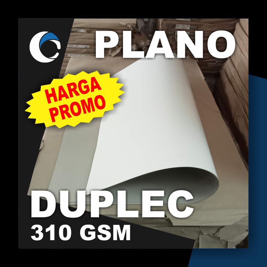 

KERTAS DUPLEC 310 GSM Uk [ PLANO ] 79 cm X 109 cm ( 5 LEMBAR )