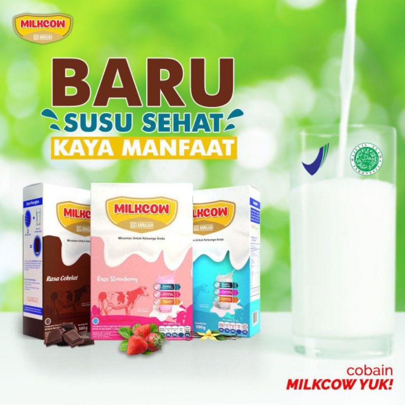 

MILKCOW SUSU GEMUK BADAN SUSU SAPI ORIGINAL FULL CREM AMPUH
