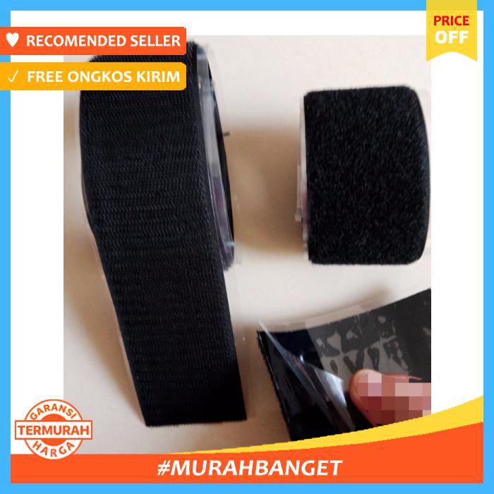 

Klip Kabel - Adhesive Velcro Hitam - Pengikat & Perekat