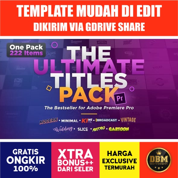 The Ultimate Titles Pack - Premiere Pro (MOGRT)