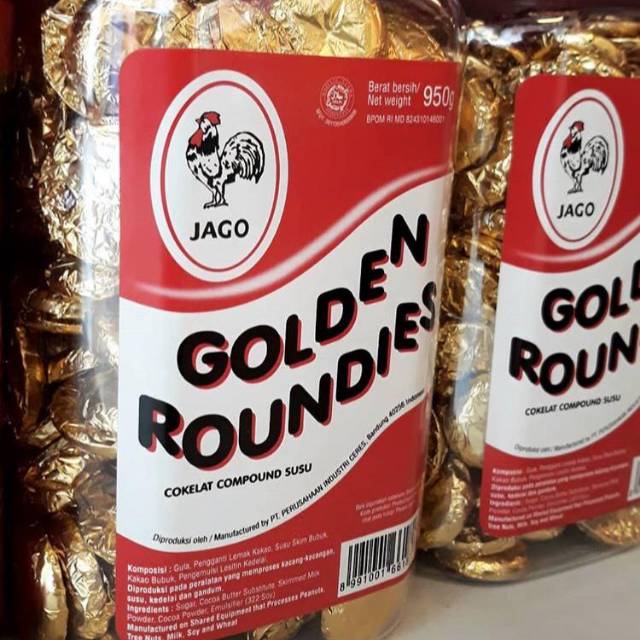 

Cemal cemil sehat golden roundies isi 950 gr