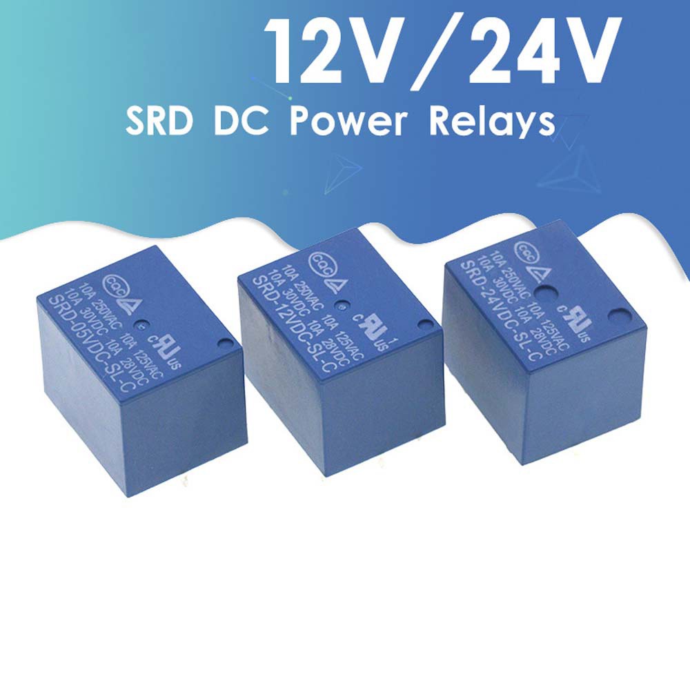 Lanfy Modul Relay Power 5-pin Srd-03Vdc-Sl-C Srd-09Vdc-Sl-C Srd-12Vdc-Sl-C 10a-c-lc 250v