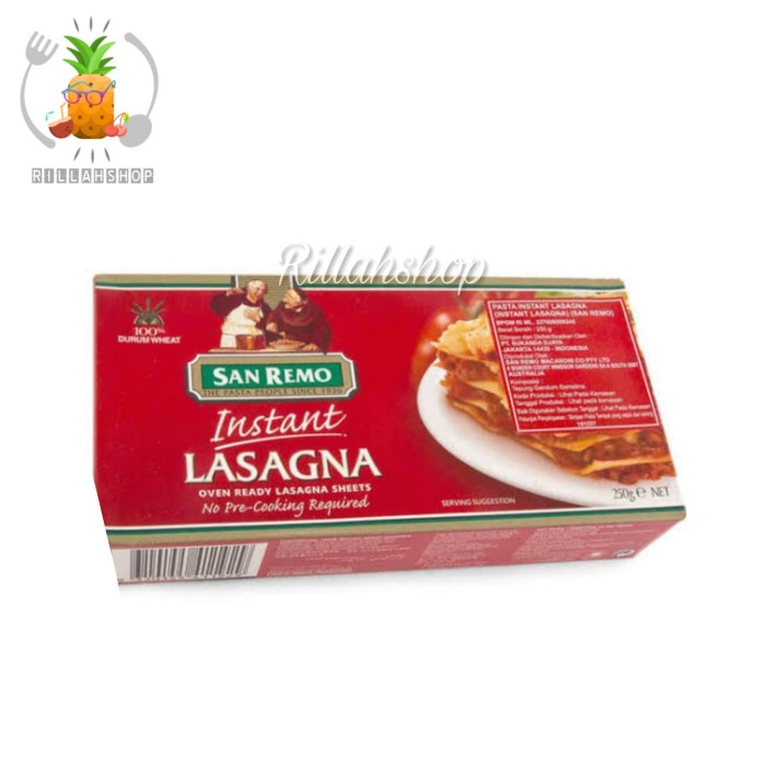 

San Remo Pasta Ladagna Instan 250g