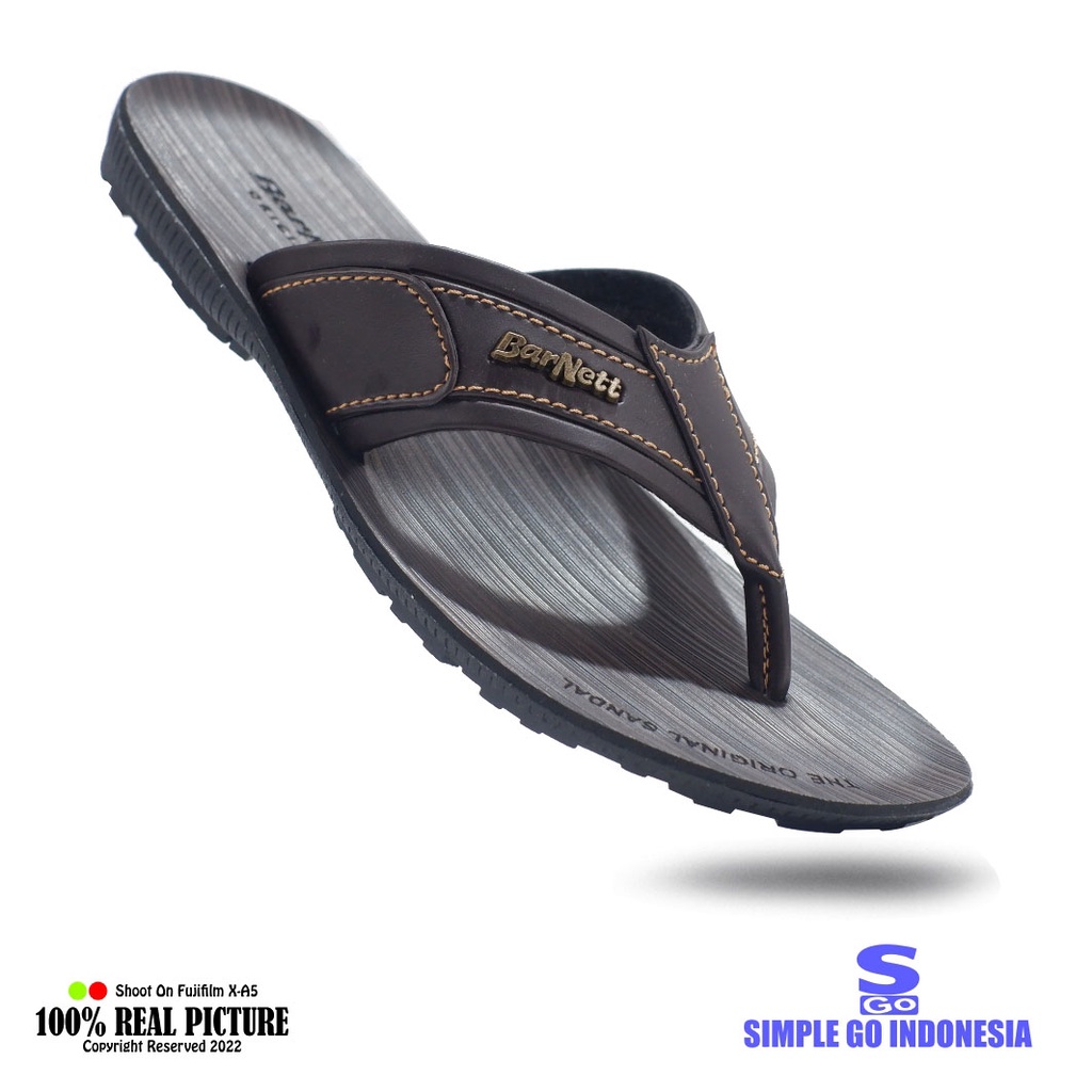 Exlusive Sandal japit pria Sandal laki laki berkelas casual luxury exlusive original sendal japit cowok pria dewasa model kulit sintetis casual branded barnett rally pro 01 terbaru murah bisa cod 39-43