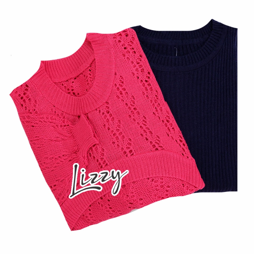 Lizzy - ONE SET FREYA PREMIUM-Navy - Pink Fanta