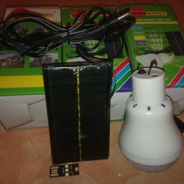 Lampu Camping Tenaga Surya Tanpa Listrik