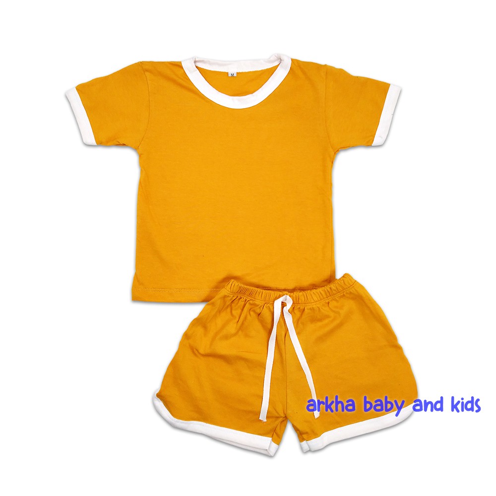 Set retro/setelan anak perempuan /setelan anak laki/kaos anak/baju anak