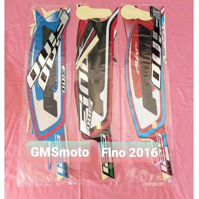 Stiker striping motor Fino 2016 Yamaha