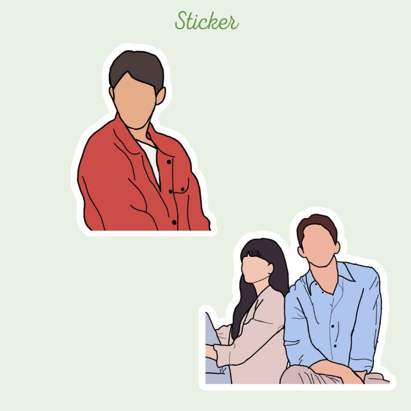 Sticker | Start Up Sticker | K-Drama Sticker | Cetak Sticker Murah