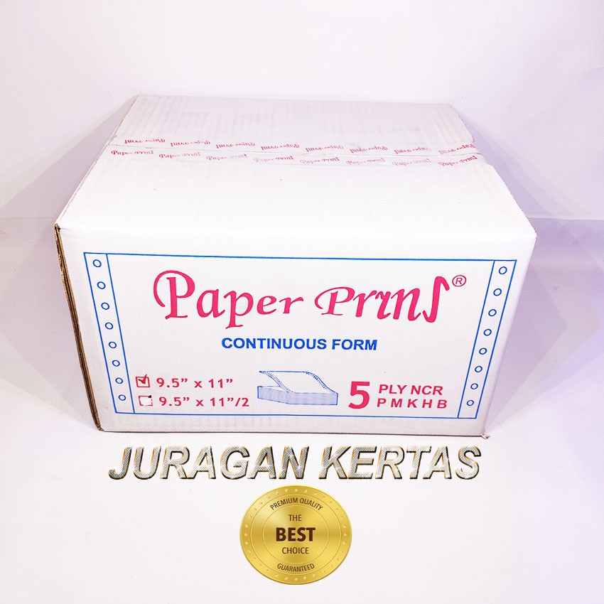 

CONTINUOUS FORM 9.5 X 11 5PLY PAPERPRYRNS