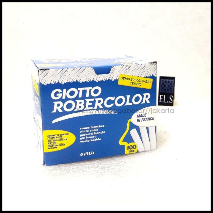

Caramel | Giotto Robercolor Blackboard Chalk - 100 Pcs Kapur Putih