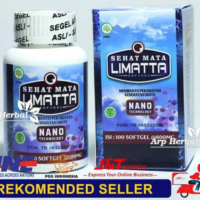 LIMATTA - Walatra Sehat Mata Limatta Softgel 100% Original Obat Herbal Mata Minus Katarak Plus