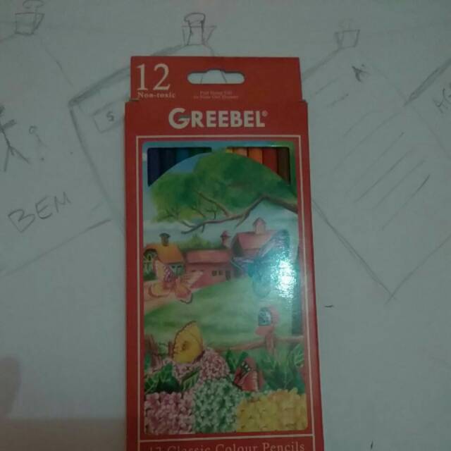 

Pensil Warna Greebel 12 Classic Murahhhhhh