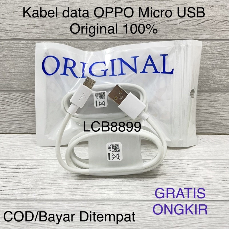 Kabel data Oppo A1k/A11K/A12/A15/A15s/A31 Original 100%