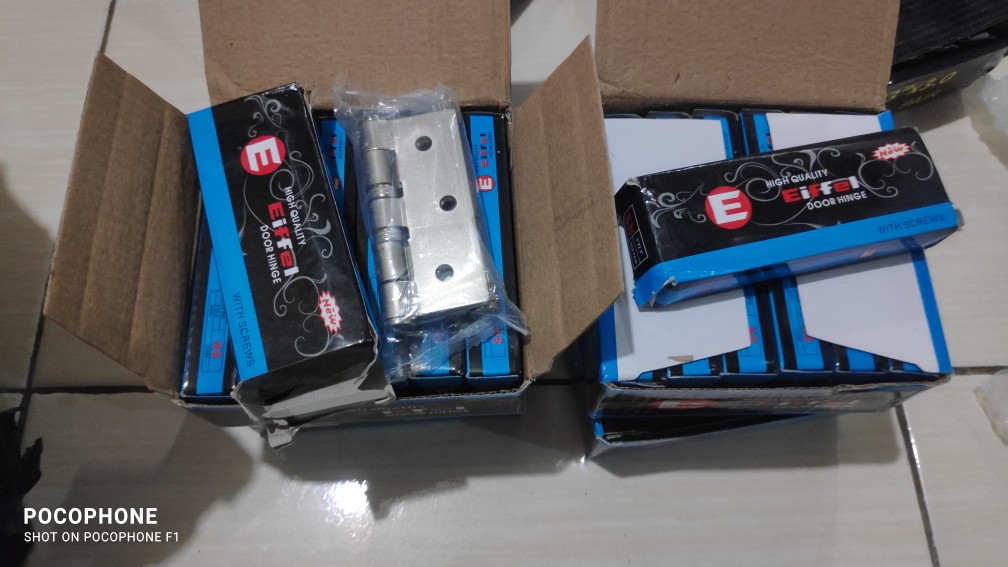 Engsel Pintu Tebal Silver  3