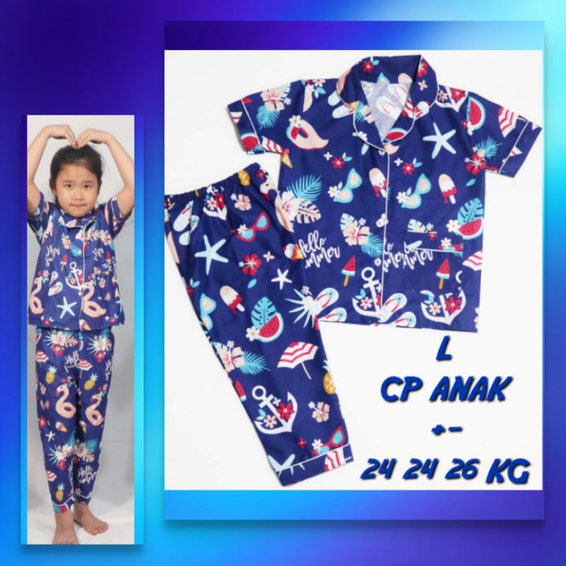 {BISA PILIH MOTIF} part 2 / PIAMA ANAK 7 - 10 TAHUN STELAN BAJU TIDUR KATUN JEPANG KARAKTER
