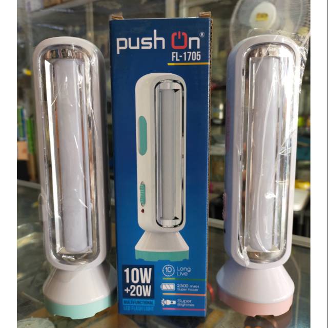Senter LED Push On 10 Watt FL-1705 / Senter Tangan Push On