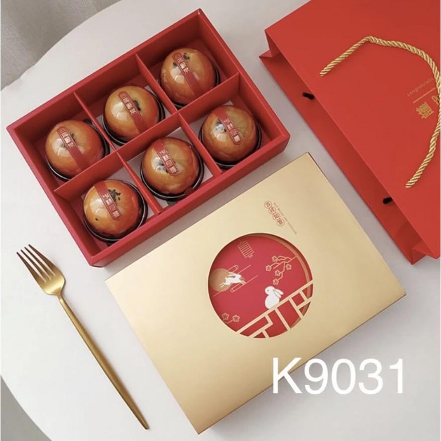

K9031 Kotak Mooncake Dus Dos Gold Rabbit Box K90 best seller