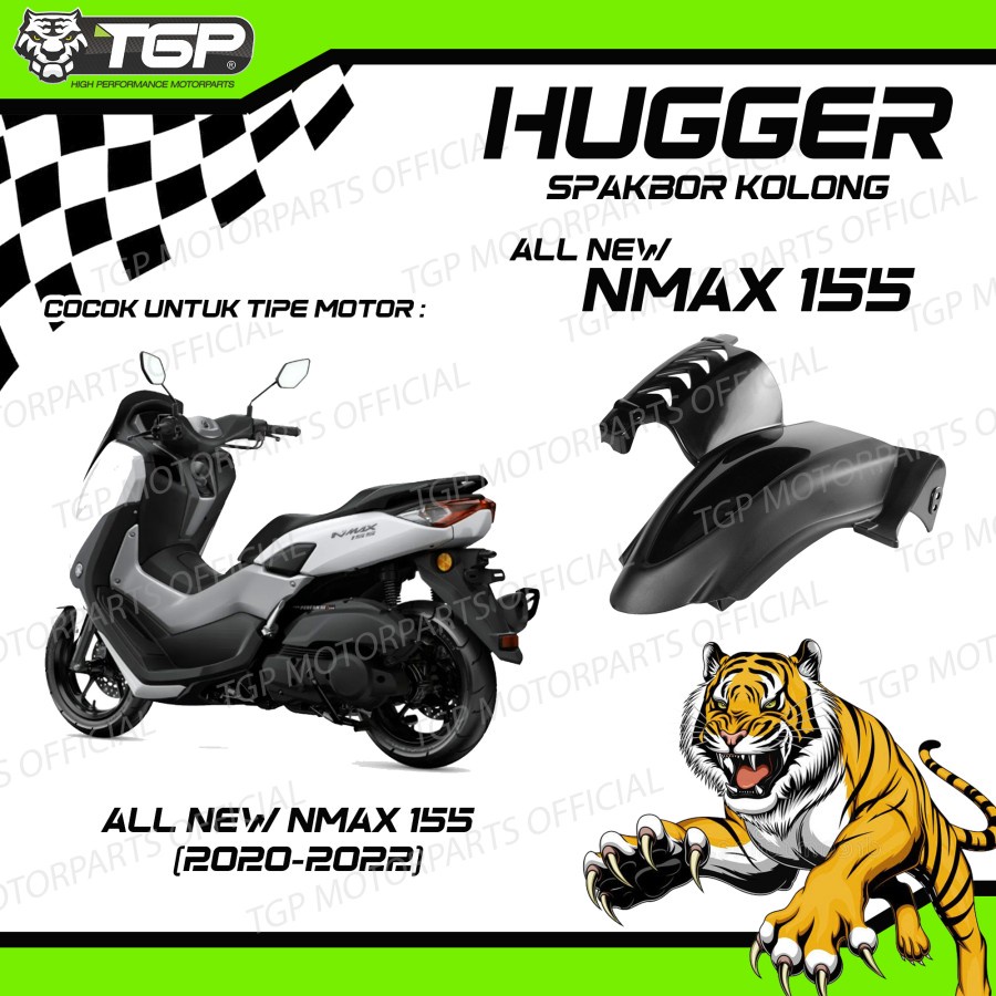 Hugger spakbor kolong belakang New - OLD Nmax 155 Premium Quality TGP - NEW NMAX