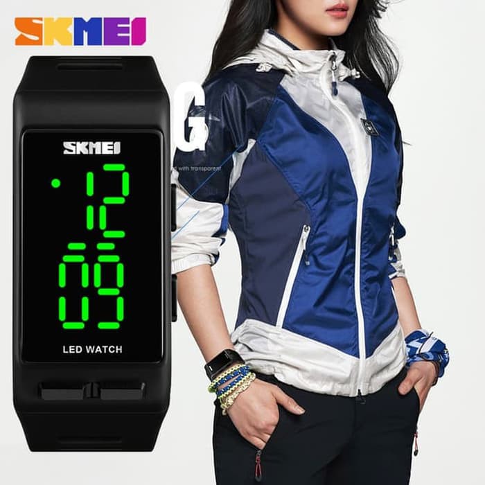 Jam Tangan Gelang Pria / Wanita LED Watch SKMEI 1364 Original Anti Air