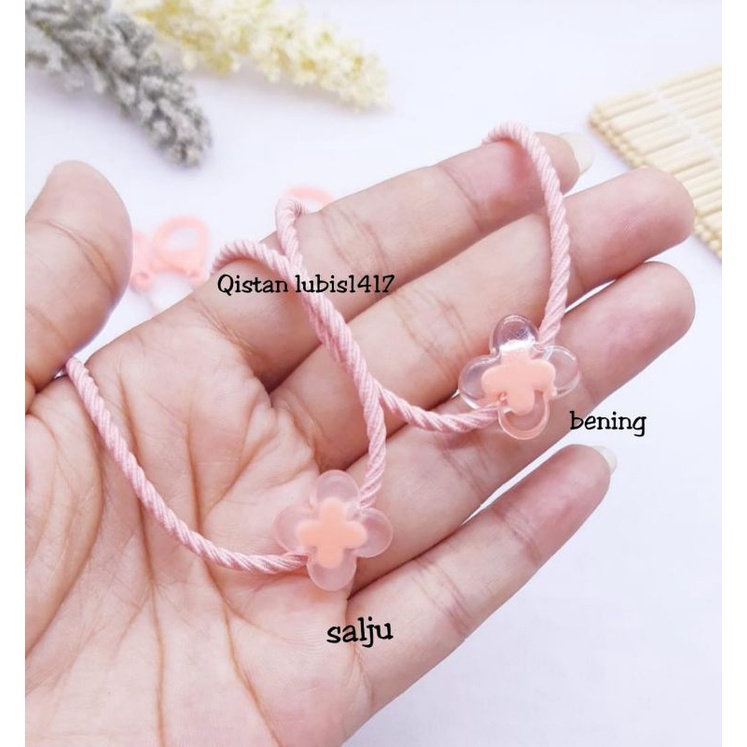 Strap mask elastis premium kupu salju dan bening beli 10 free 2