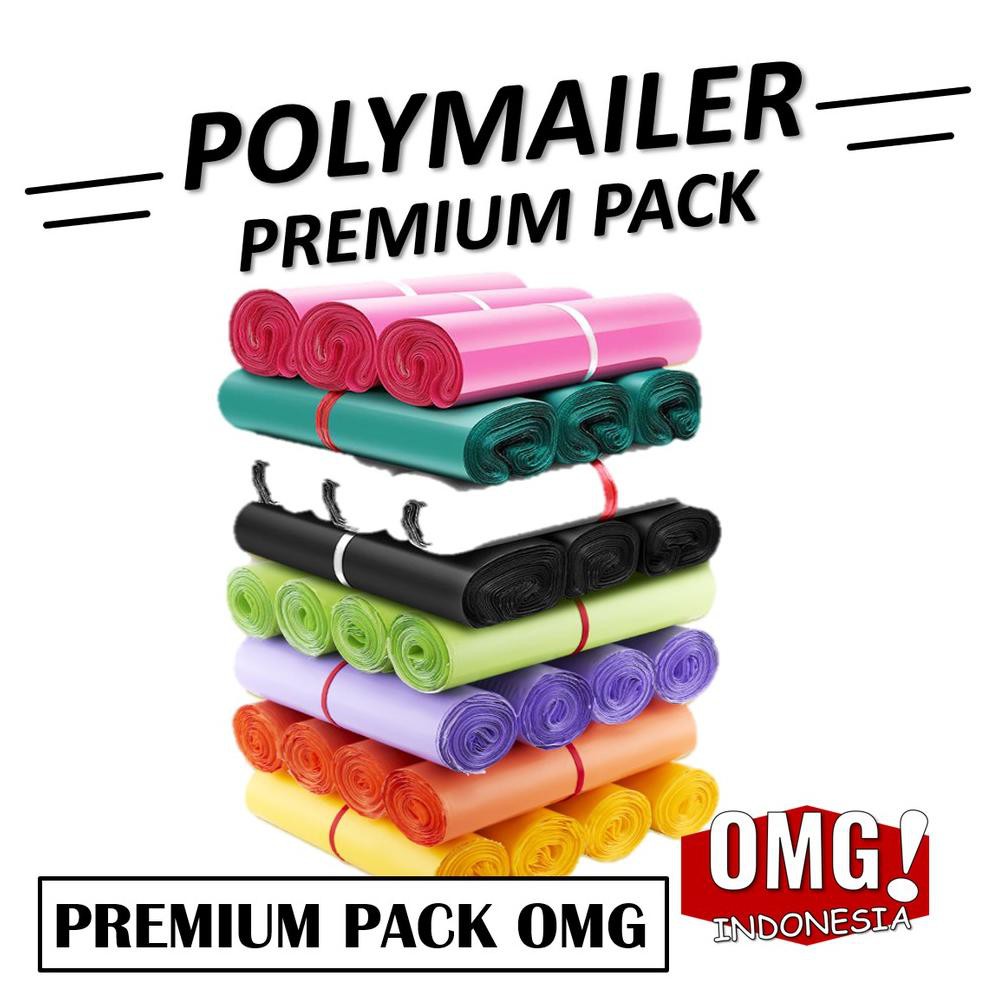 

Wt3Code PLASTIK POLYMAILER 17x30 Hitam Kantong Packing Tebal Premium 60 Mic Online Shop (100 Pcs) TE