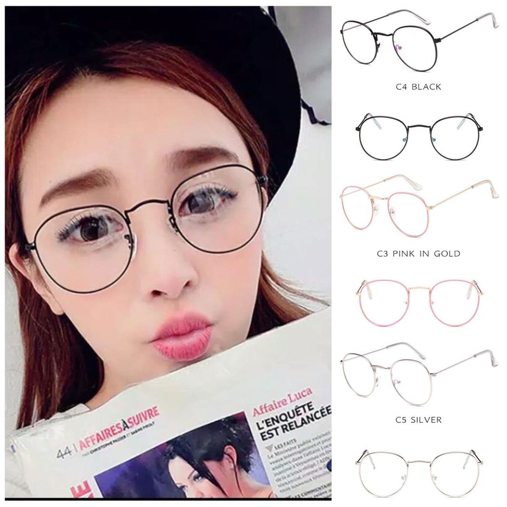 [IMPORT] Kacamata Fashion Gaya Retro Frame Metal