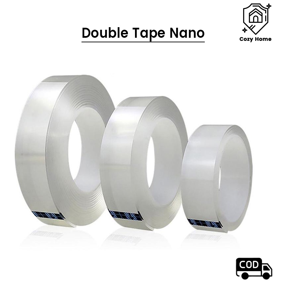 

Double Tape Nano | Double Tape Super | Kuat Dicuci | Tanpa Bekas | Multifungsi Magic Tape Cod (Cozy)