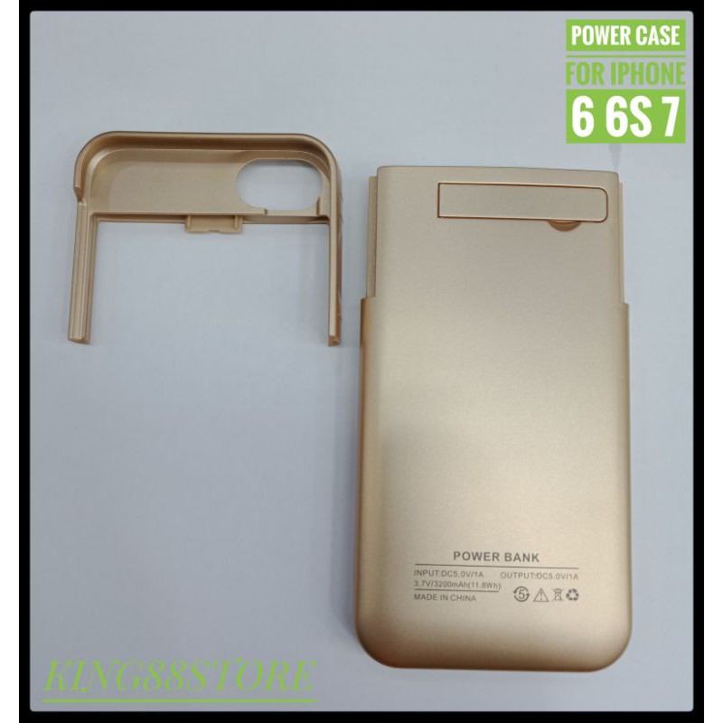 EXTERNAL BATTERY POWERCASE IPHONE6,6S,7 3200mAh