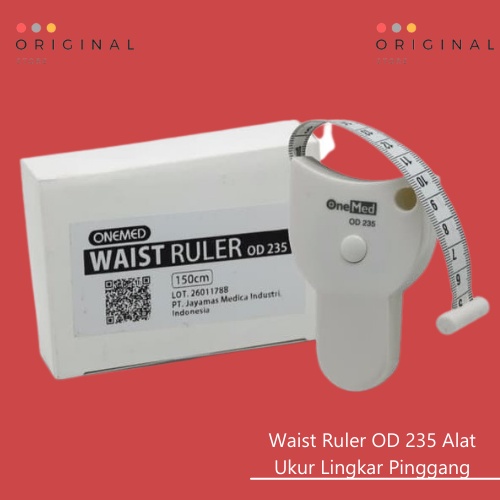 Waist Ruler OD 235 Alat Ukur Lingkar Pinggang Lengan Dada Perut Onemed