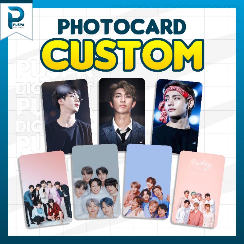 

CETAK PHOTOCARD GAMBAR CUSTOM MURAH