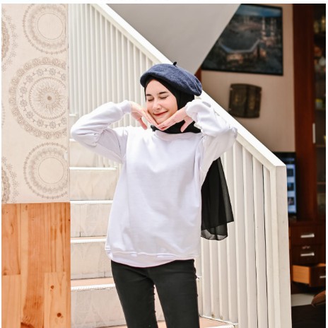 BASIC SWEATER O NECK - SWEATER LEMBUT TERLARIS