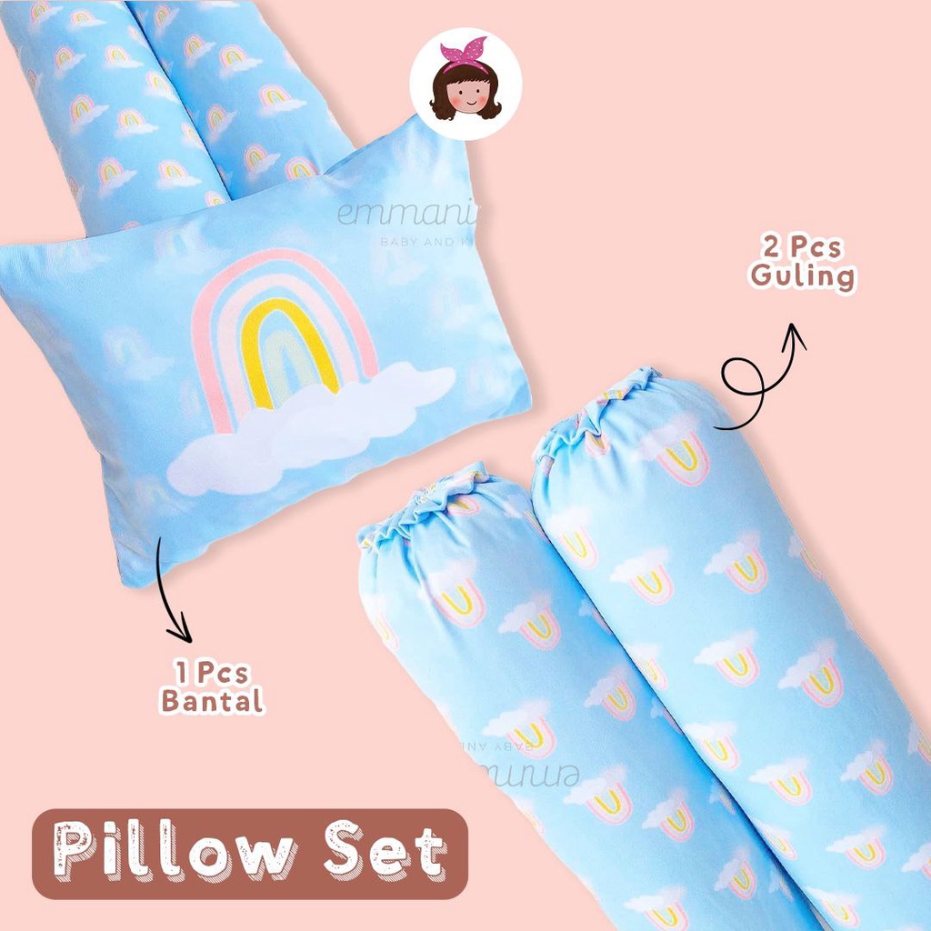 PILLOW SET - BANTAL GULING SET MOTIF 02 EMMANINKA