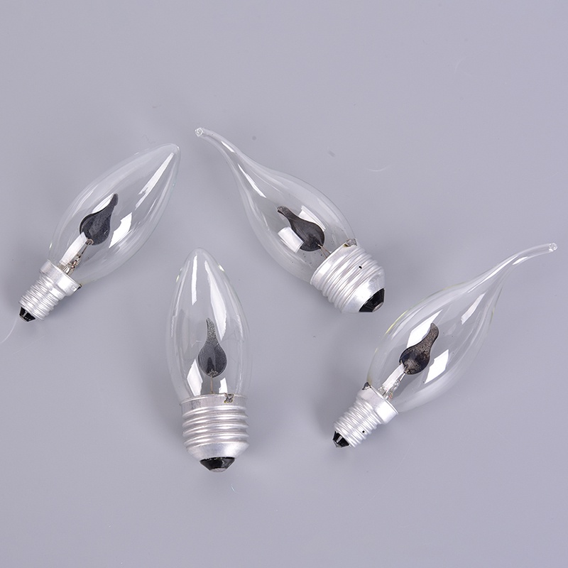 {LUCKID}E27 E14 LED Burning Candle Light Fire Effect Decorative Flame Flame Lamp Bulb