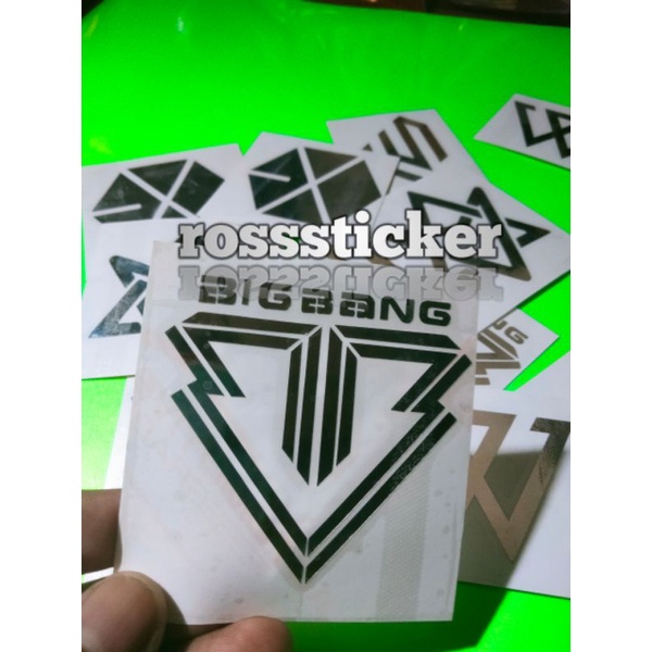 BIGBANG cutting sticker custom logo KPOP BIGBANG murah
